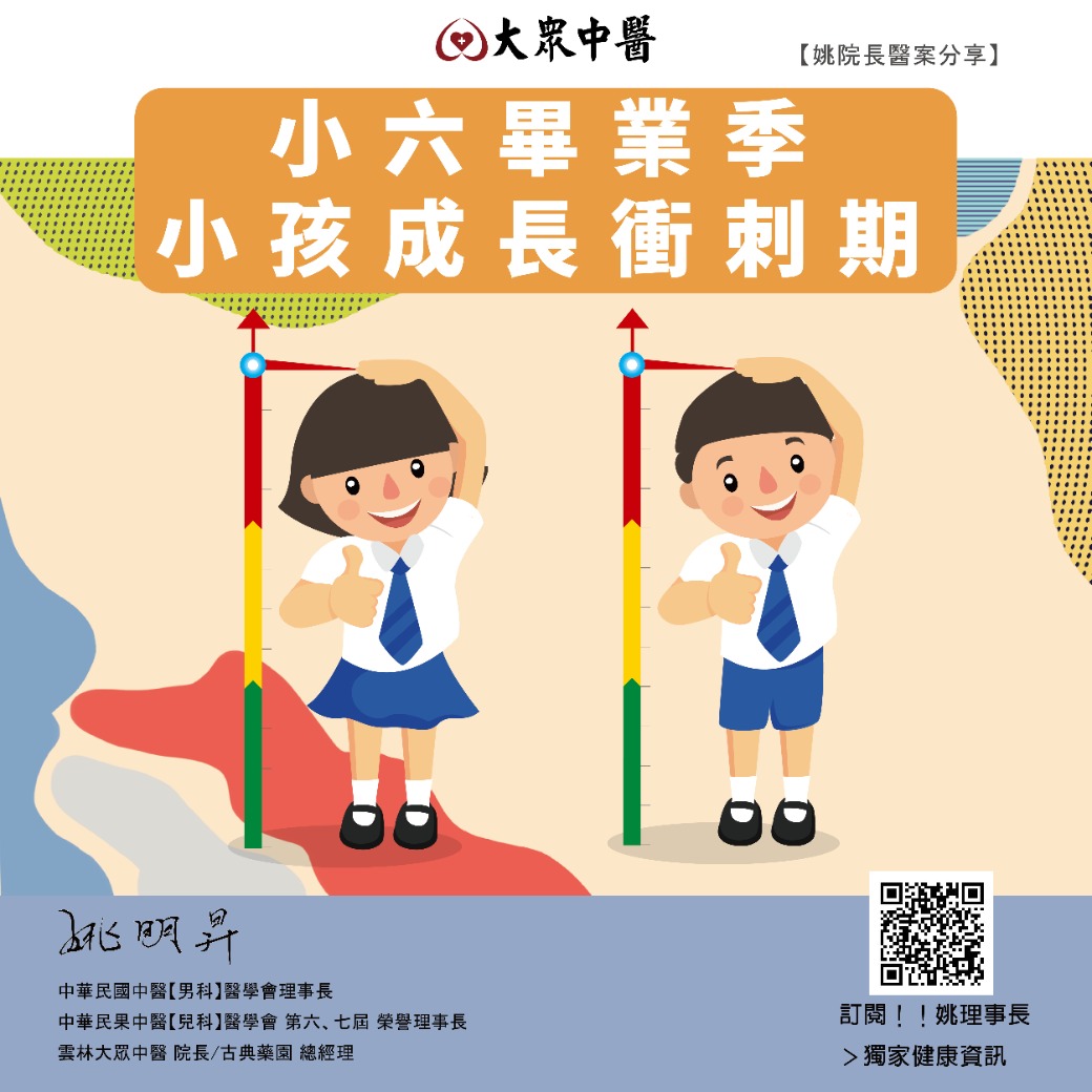 小六畢業季，小孩成長衝刺期